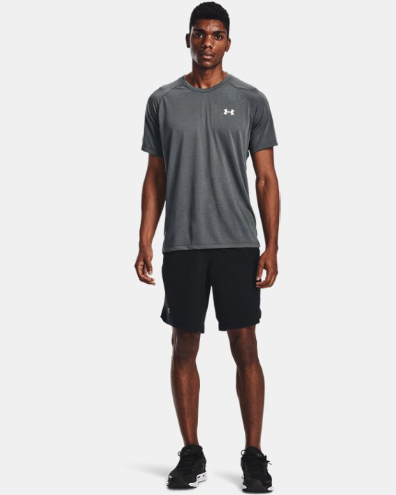 Herren UA Launch Run Shorts (23 cm), Black, pdpMainDesktop image number 2